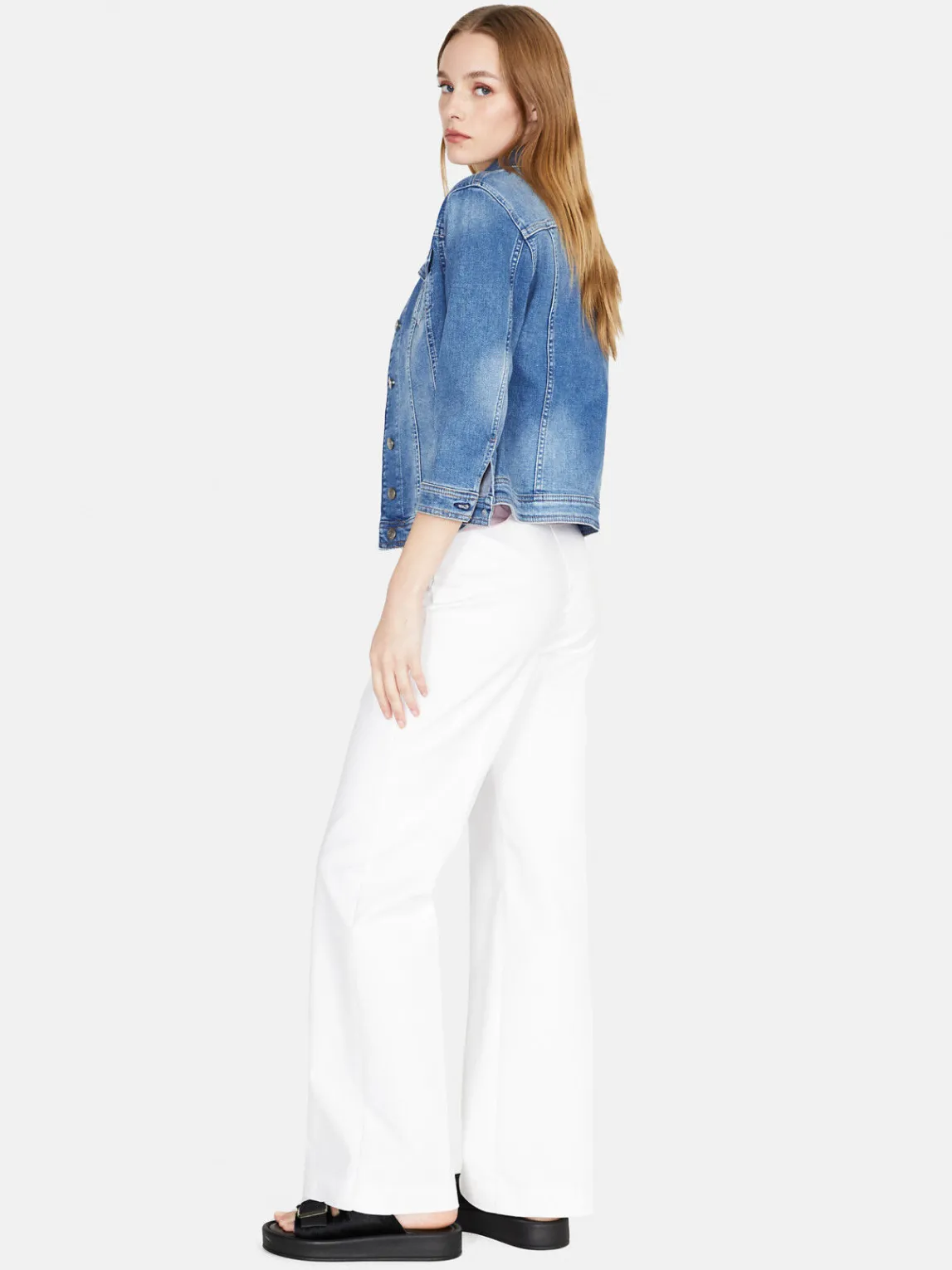 Women Sisley Trousers<High-Waisted Flare Fit Trousers