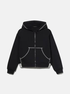 Girls Sisley Jumpers & Cardigans<Hoodie With Logoed Elastic