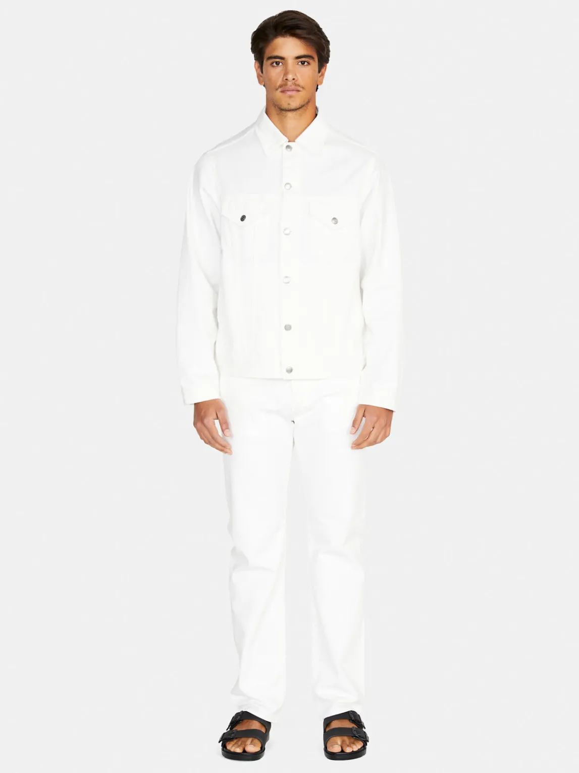 Men Sisley Jackets & Coats<Jacket In Colored Denim