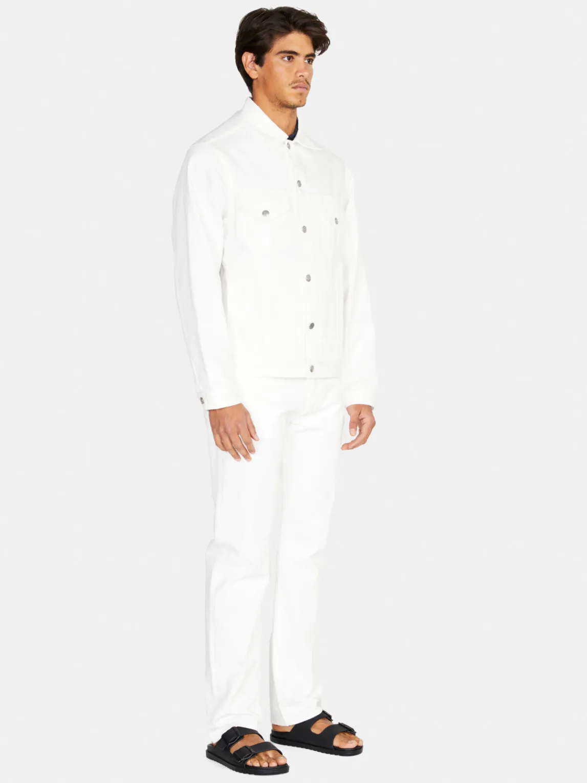 Men Sisley Jackets & Coats<Jacket In Colored Denim