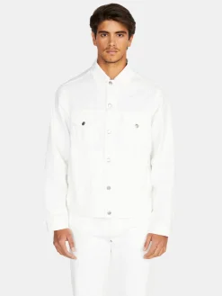 Men Sisley Jackets & Coats<Jacket In Colored Denim