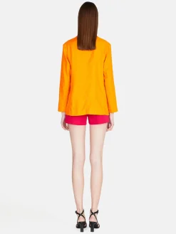 Women Sisley Jackets & Coats<Jacket In Linen Blend
