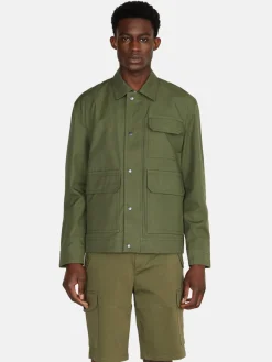 Men Sisley Jackets & Coats<Jacket With Pockets
