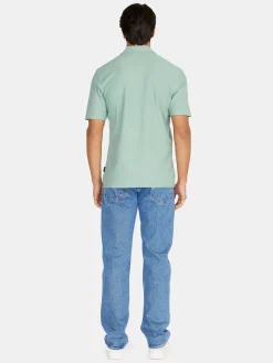 Men Sisley T-Shirts<Jacquard Polo