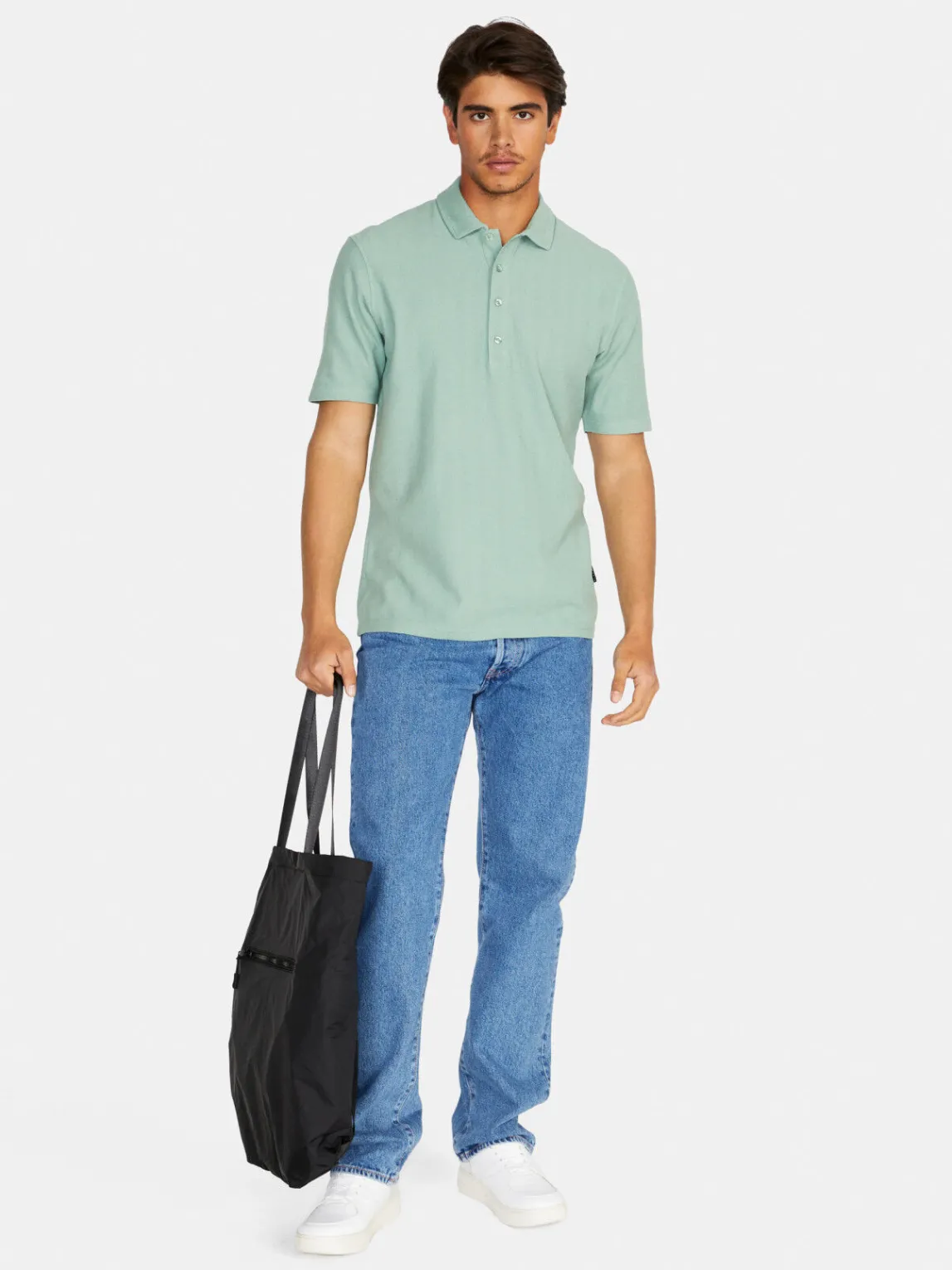 Men Sisley T-Shirts<Jacquard Polo