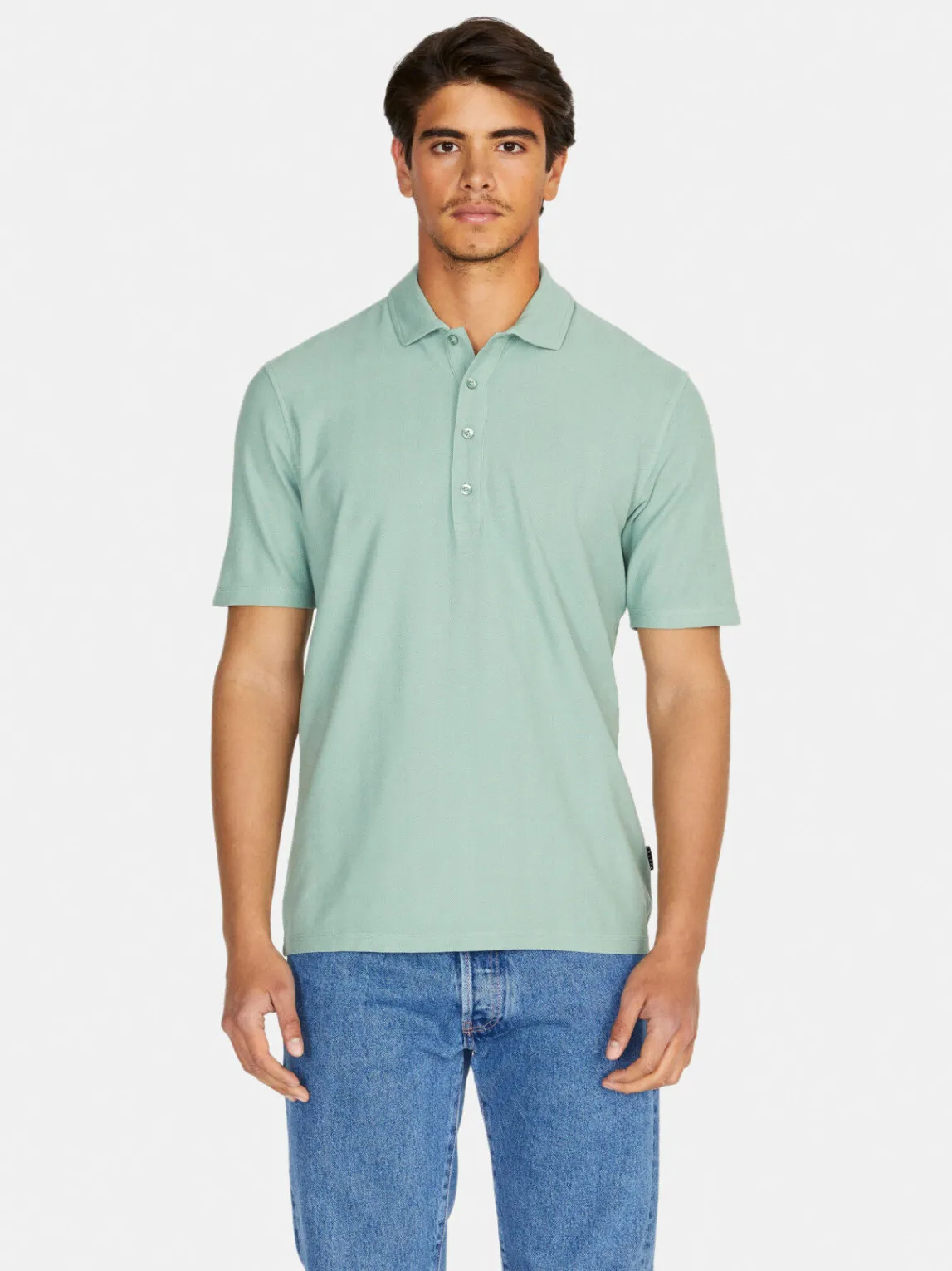 Men Sisley T-Shirts<Jacquard Polo