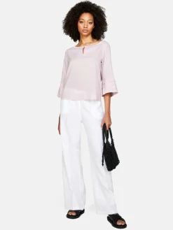 Women Sisley Shirts & Blouses<Kaftan Blouse With Pleats