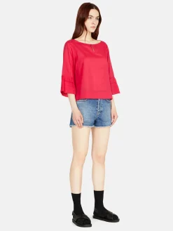 Women Sisley Shirts & Blouses<Kaftan Blouse With Pleats