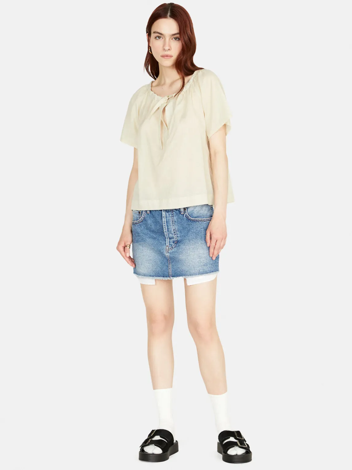 Women Sisley Shirts & Blouses<Kaftan Neck Blouse