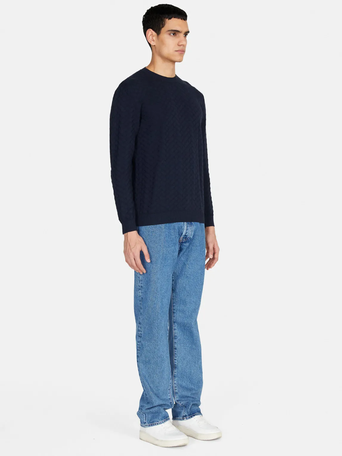 Men Sisley Jumpers & Knitwear<Knit Crew Neck Sweater