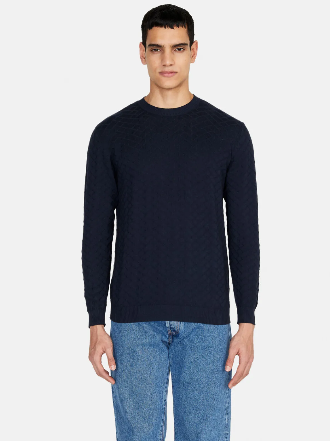 Men Sisley Jumpers & Knitwear<Knit Crew Neck Sweater