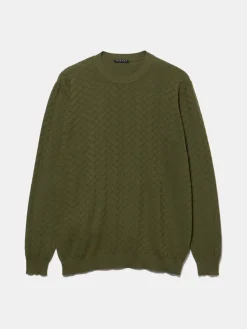 Men Sisley Jumpers & Knitwear<Knit Crew Neck Sweater