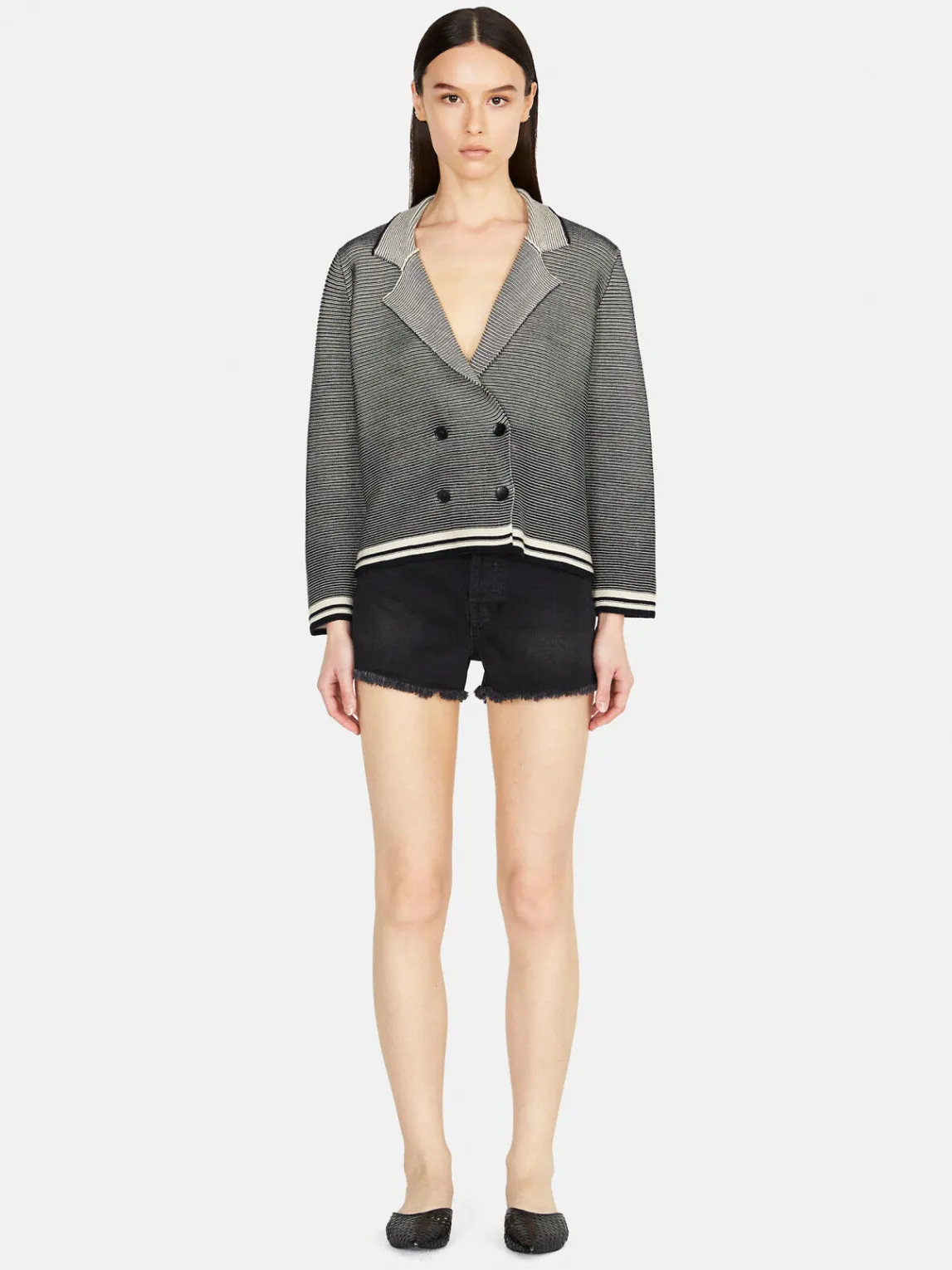 Women Sisley Jumpers & Knitwear<Knit Cropped Jacket