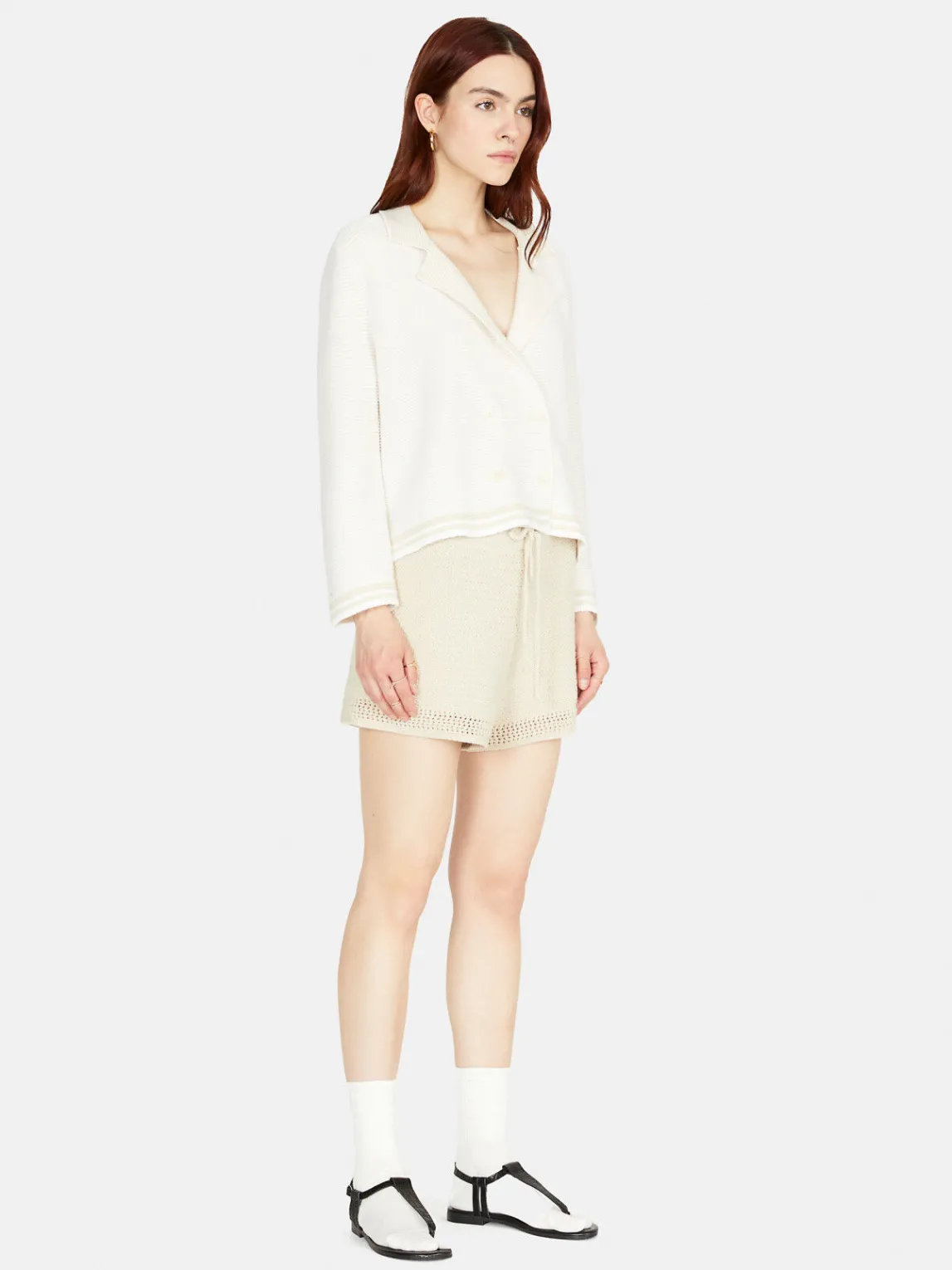 Women Sisley Jumpers & Knitwear<Knit Cropped Jacket
