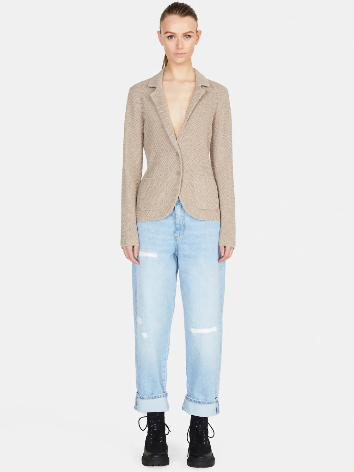 Women Sisley Jumpers & Knitwear<Knit Jacket