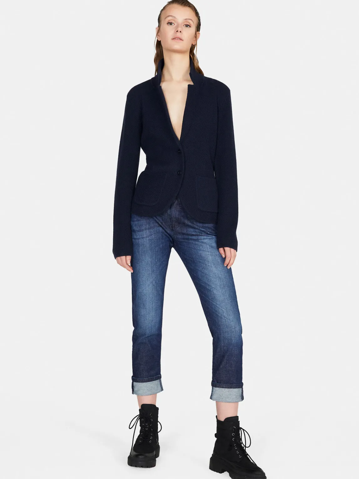 Women Sisley Jumpers & Knitwear<Knit Jacket