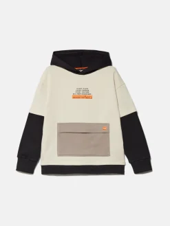 Boys Sisley Jumpers & Cardigans<Layered Hoodie With Prints
