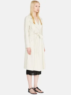 Women Sisley Jackets & Coats<Long Comfort Fit Trench Coat
