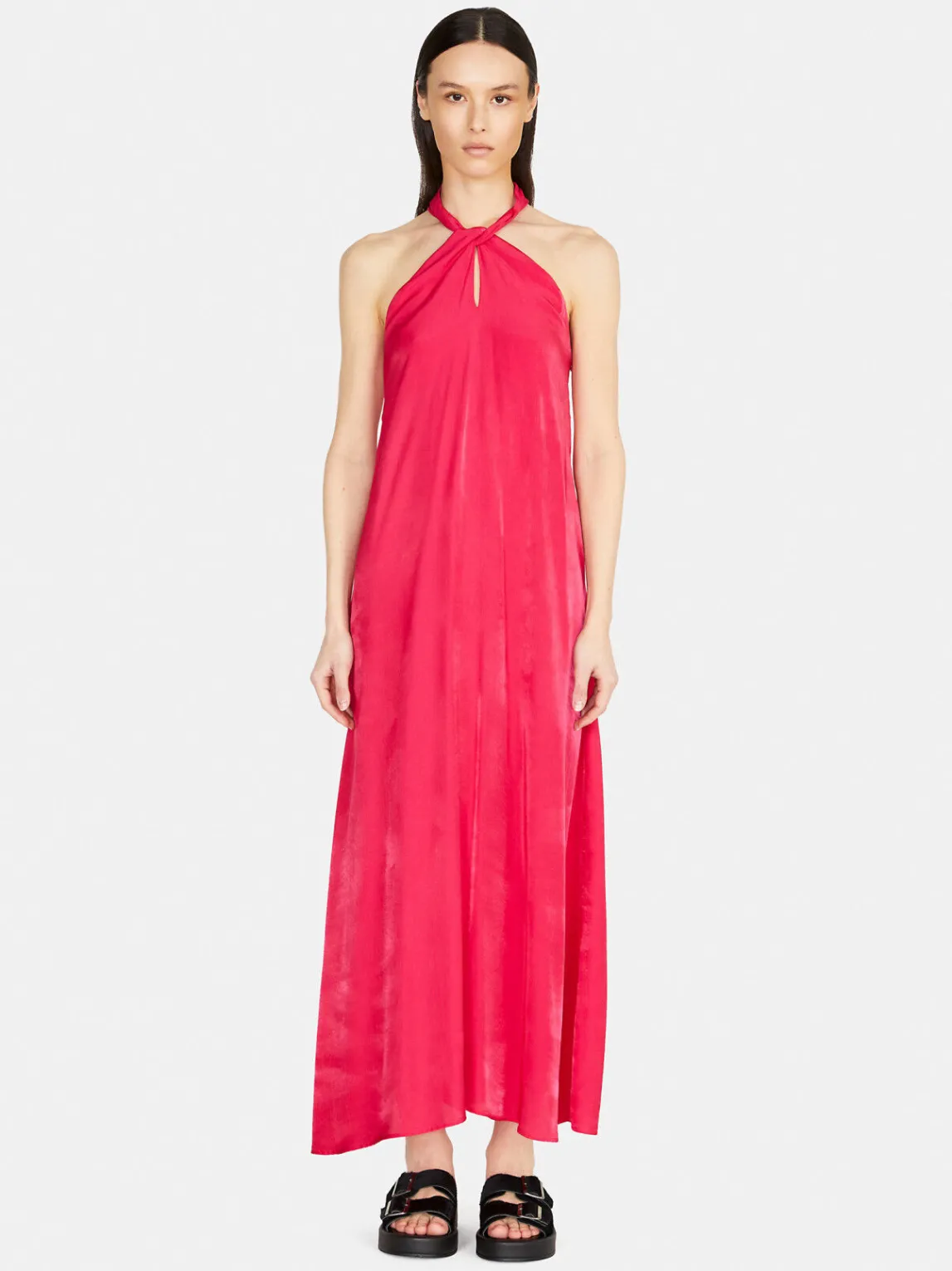 Women Sisley Dresses<Long Dress With Torchon