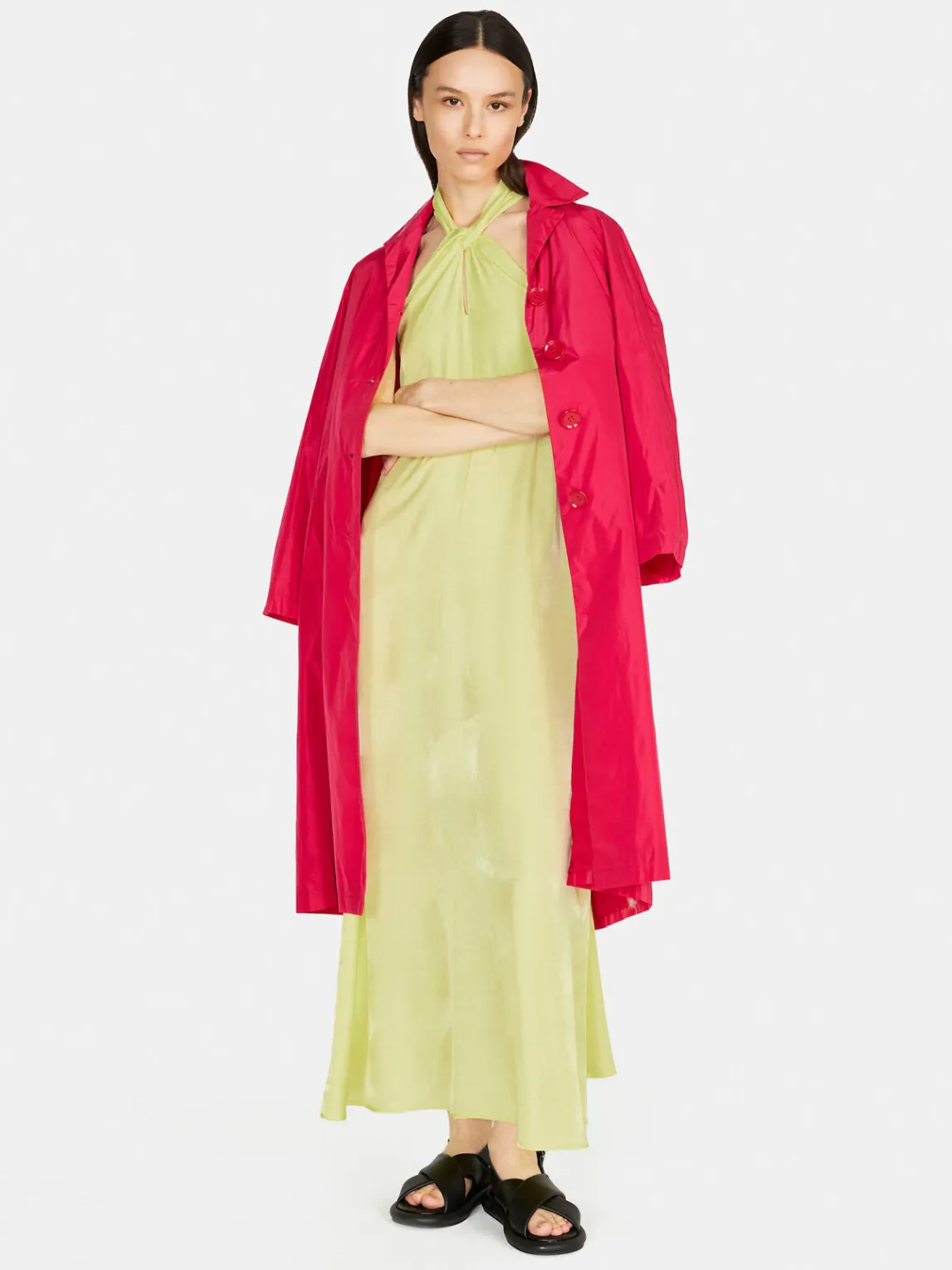 Women Sisley Dresses<Long Dress With Torchon
