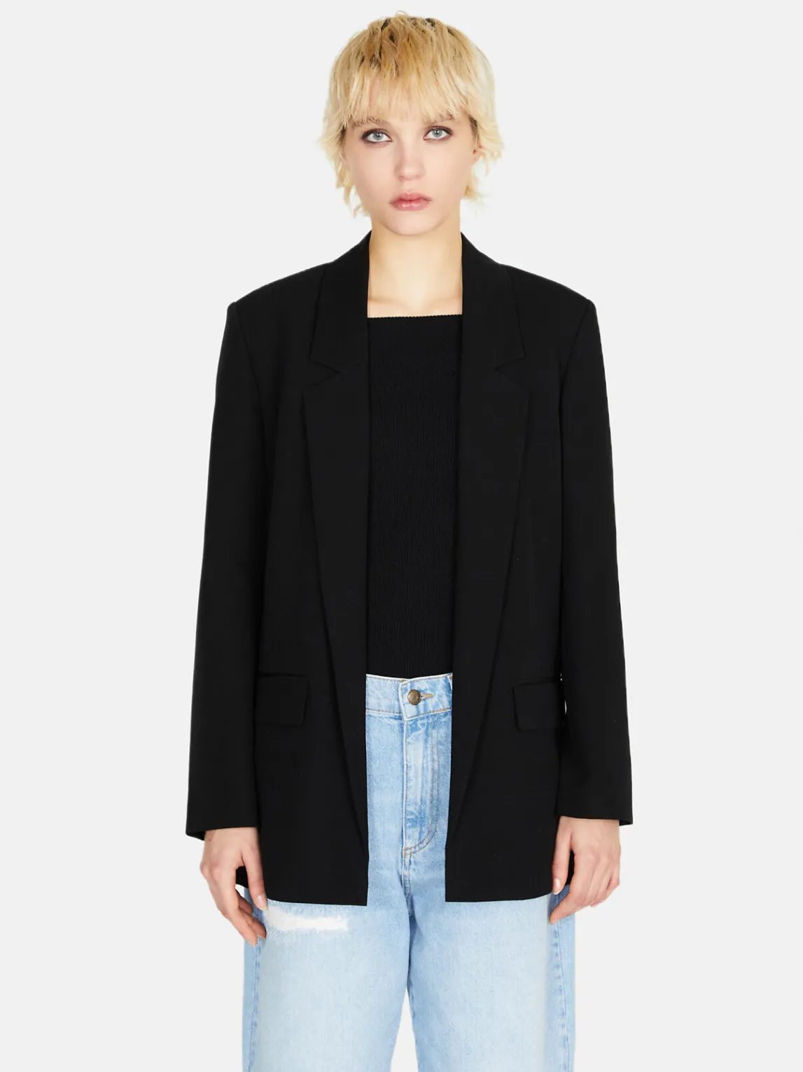 Women Sisley Jackets & Coats<Long Open Jacket