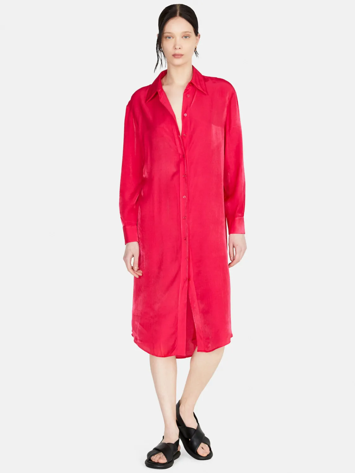 Women Sisley Dresses<Long Oversized Fit Shirt