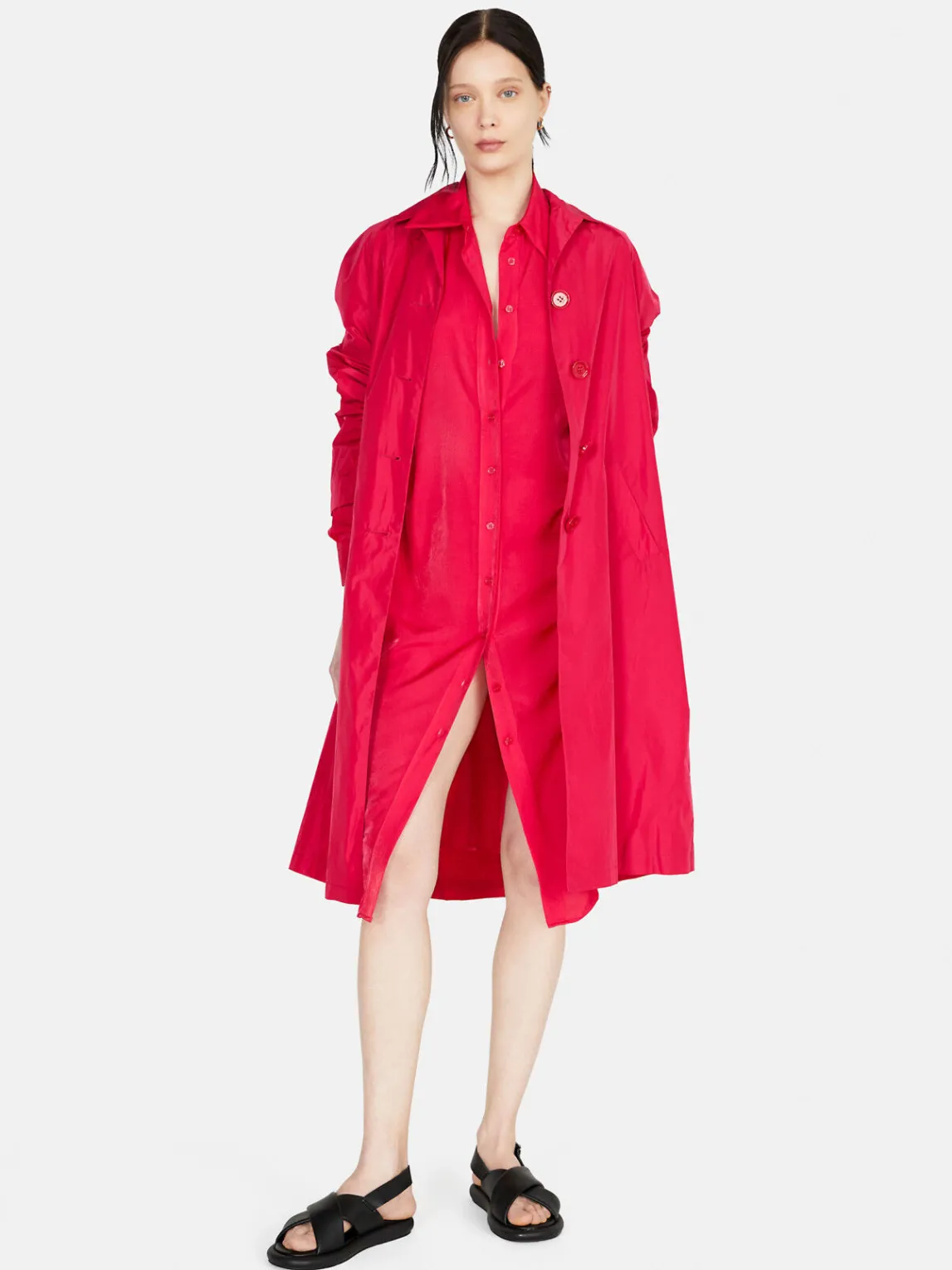 Women Sisley Dresses<Long Oversized Fit Shirt
