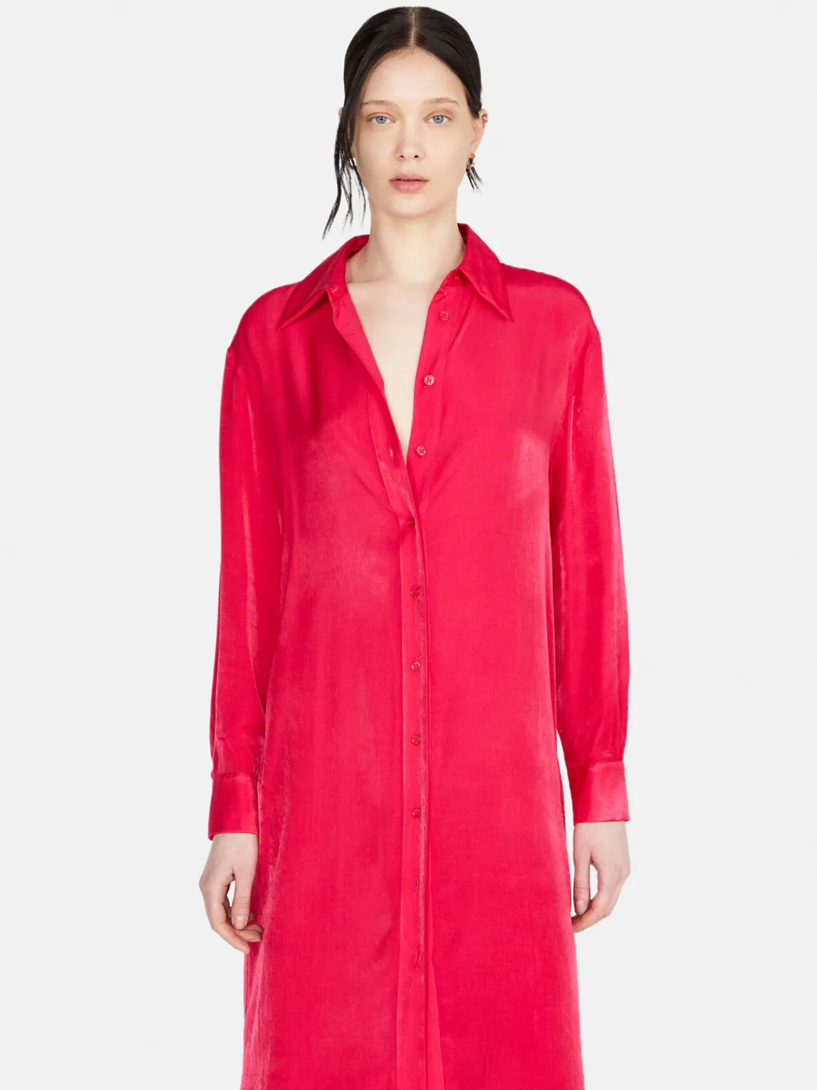 Women Sisley Dresses<Long Oversized Fit Shirt