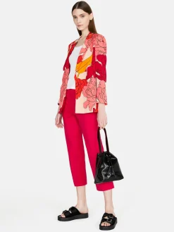 Women Sisley Jackets & Coats<Long Printed Jacket