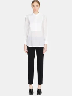 Women Sisley Shirts & Blouses<Long Shirt In Organza