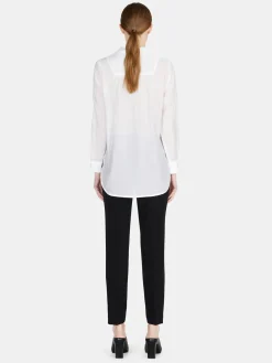 Women Sisley Shirts & Blouses<Long Shirt In Organza