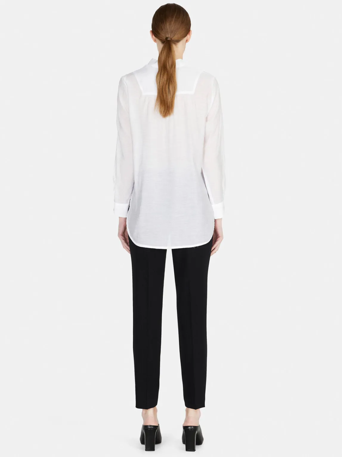 Women Sisley Shirts & Blouses<Long Shirt In Organza