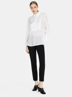 Women Sisley Shirts & Blouses<Long Shirt In Organza