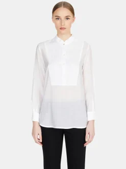 Women Sisley Shirts & Blouses<Long Shirt In Organza