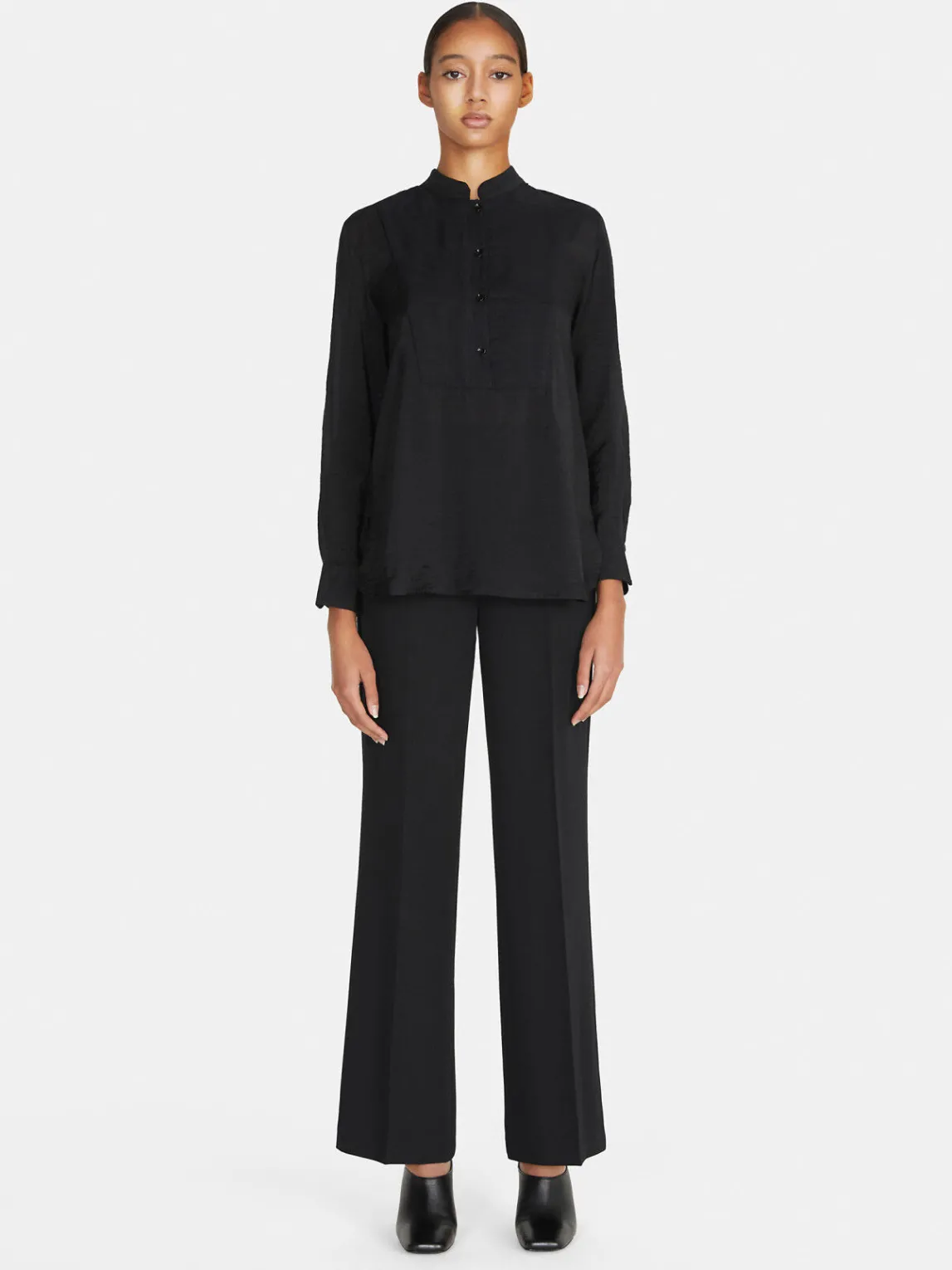 Women Sisley Shirts & Blouses<Long Shirt In Organza