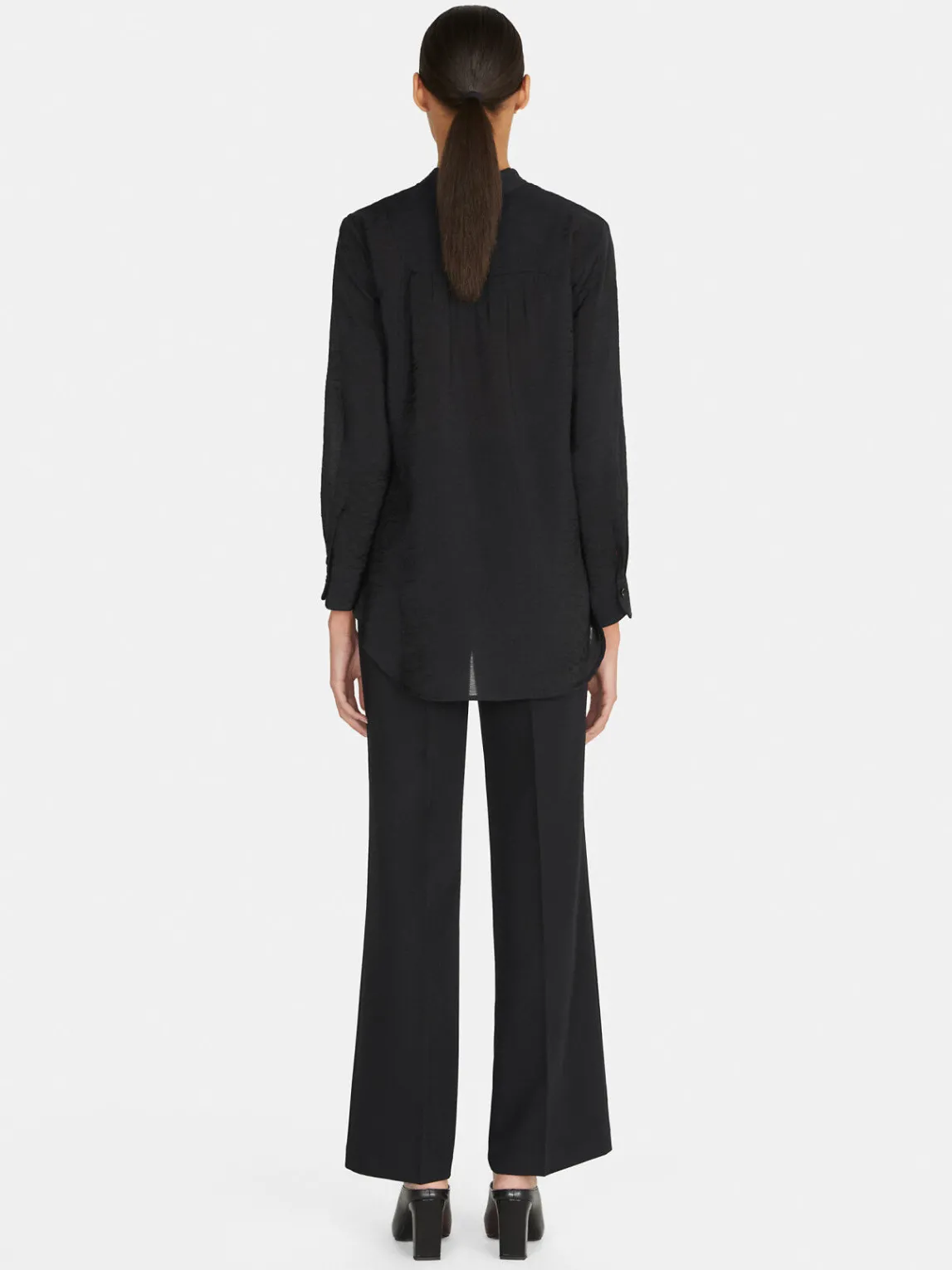 Women Sisley Shirts & Blouses<Long Shirt In Organza