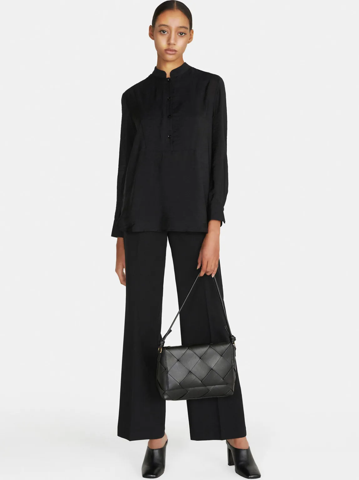 Women Sisley Shirts & Blouses<Long Shirt In Organza
