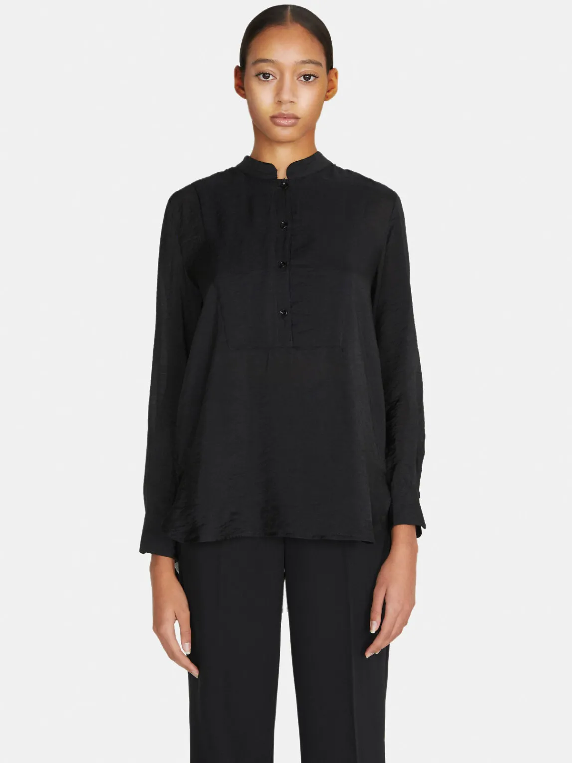 Women Sisley Shirts & Blouses<Long Shirt In Organza