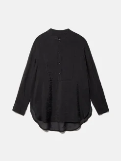 Women Sisley Shirts & Blouses<Long Shirt In Organza
