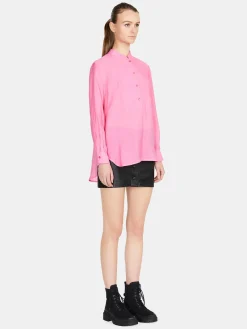 Women Sisley Shirts & Blouses<Long Shirt In Organza