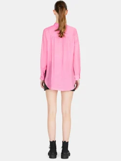 Women Sisley Shirts & Blouses<Long Shirt In Organza