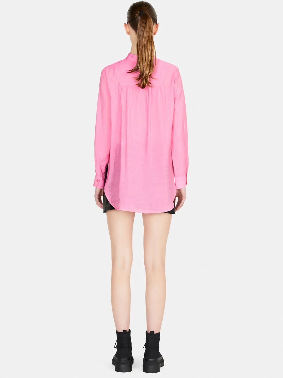 Women Sisley Shirts & Blouses<Long Shirt In Organza