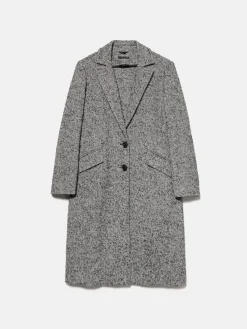 Women Sisley Jackets & Coats<Long Yarn Dyed Coat