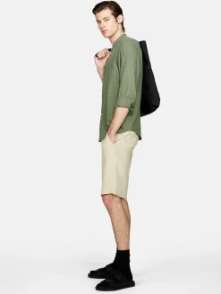 Men Sisley Shirts<Mandarin Collar Shirt