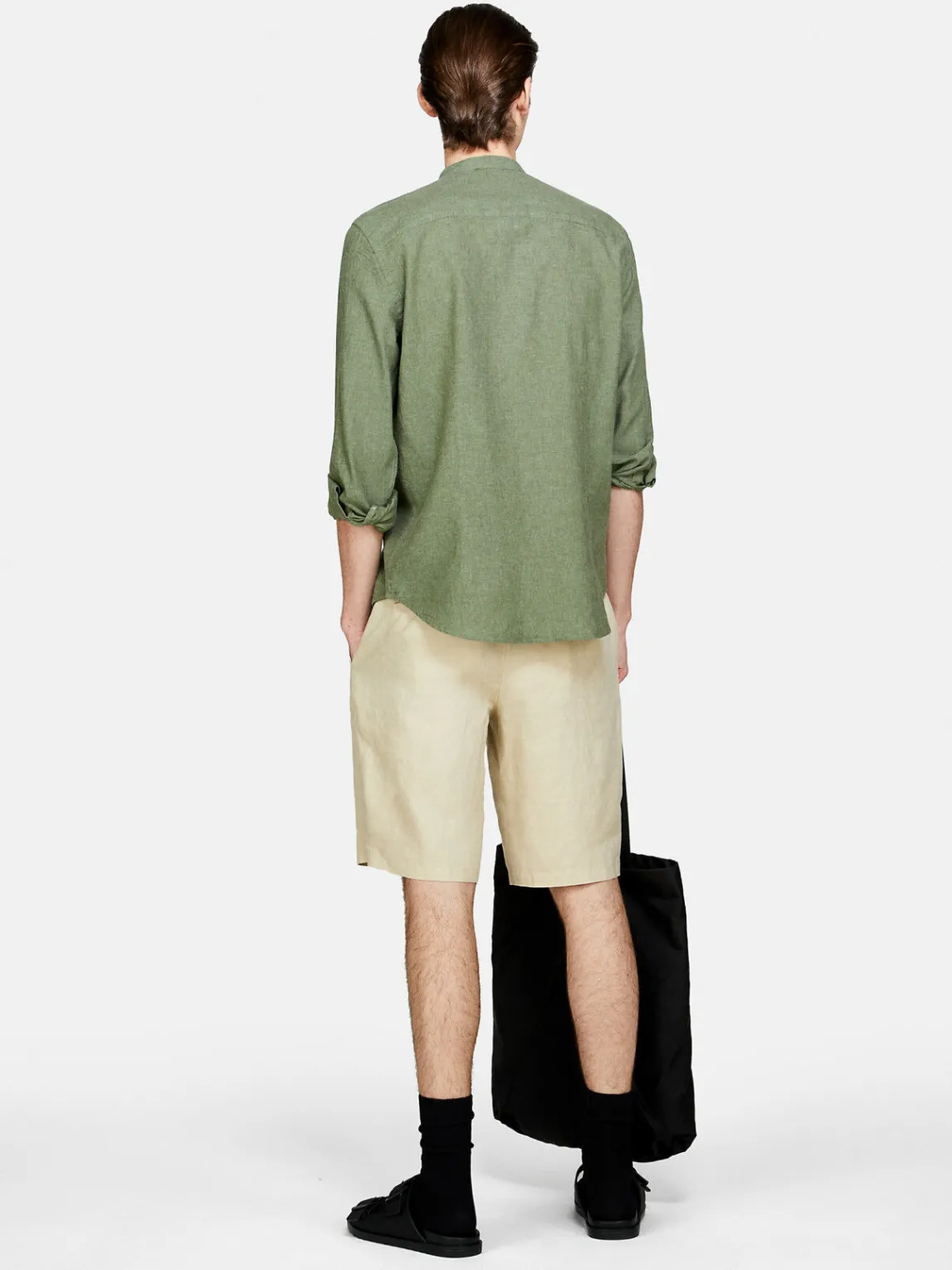 Men Sisley Shirts<Mandarin Collar Shirt