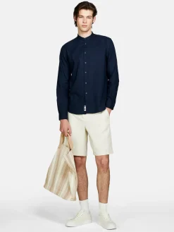 Men Sisley Shirts<Mandarin Collar Shirt