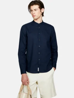Men Sisley Shirts<Mandarin Collar Shirt