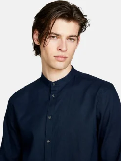 Men Sisley Shirts<Mandarin Collar Shirt