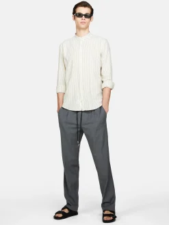 Men Sisley Shirts<Mandarin Collar Shirt