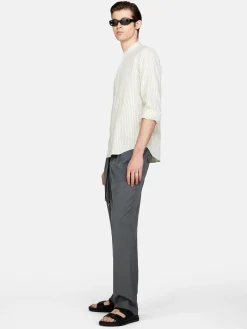 Men Sisley Shirts<Mandarin Collar Shirt